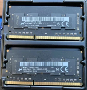 Micron 4GB RAM (2 X 2GB) 12800S PC3L - Picture 1 of 1