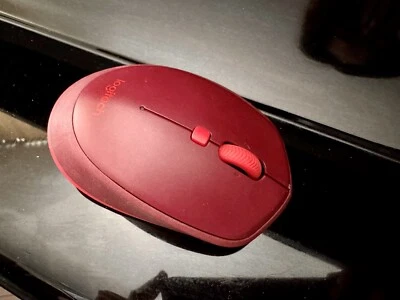 Logitech M337 Red Bluetooth Gaming Mouse - Image 1 of 4