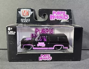 M2 Machines 1/64 1973 Chevy Cheyenne Super 10-Custom SS Purple Hornies - Picture 1 of 5