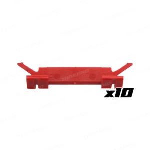 For Honda Civic 1992 - '95 10x Red Windshield Side Molding Clips - Picture 1 of 10