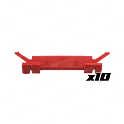 For Honda Civic 1992 - '95 10x Red Windshield Side Molding Clips - Image 1 of 4
