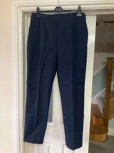 Neu mit Etikett Eddie Bauer marineblaue Bremerton Fit Hose/Hose Damen UK 20/US 18 - Bild 1 von 7