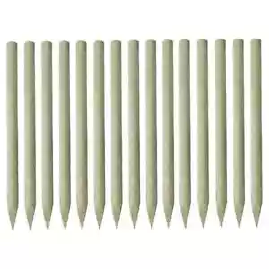 NNEVL Pointed Fence Posts 15 pcs Impregnated Pinewood 4x150 cm - Picture 1 of 2