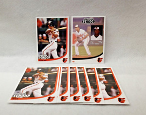 TEN - 2018 Baltimore Orioles Team Issued Postcards - JONATHAN SCHOOP