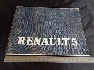 MANUALE USO MANUTENZIONE ORIGINALE IN ITALIANO RENAULT 5 1985 - Foto 1 di 1