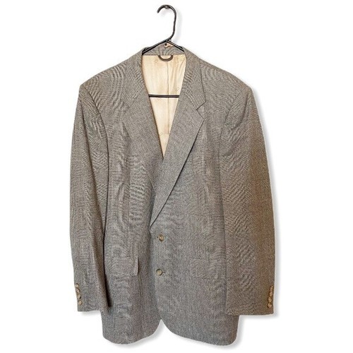 CHRISTIAN DIOR giacca sportiva vintage microcheck 44L