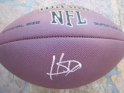 *HINES WARD*SIGNED*AUTOGRAPHED*FOOTBALL*PITTSBURGH*STEELERS*NFL*GEORGIA*COA* - Image 1 of 2