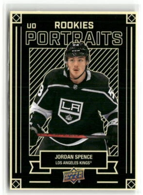 2022-23 Upper Deck #P-48 Jordan Spence UD Portraits - Image 1 of 2