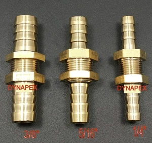 Manguera de identificación de 3/8"" mamphead Barb Mender montaje combustible agua barco empalmador de aire latón - Imagen 1 de 1