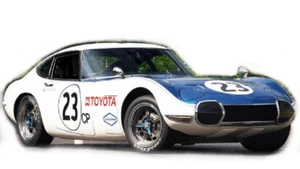 1:10 RC Clear Body Shell - Classic Toyota GT2000 +stickers & extras. - Picture 1 of 11