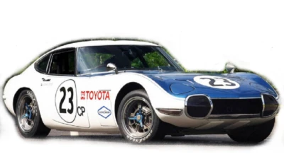 1:10 RC Clear Body Shell - Classic Toyota GT2000 +stickers & extras. - Image 1 of 4