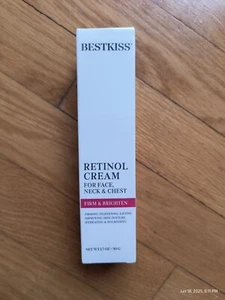 Best Kiss Retinol Creme für Gesicht Hals Brust straff und aufhellend neu versiegelt - Bild 1 von 5