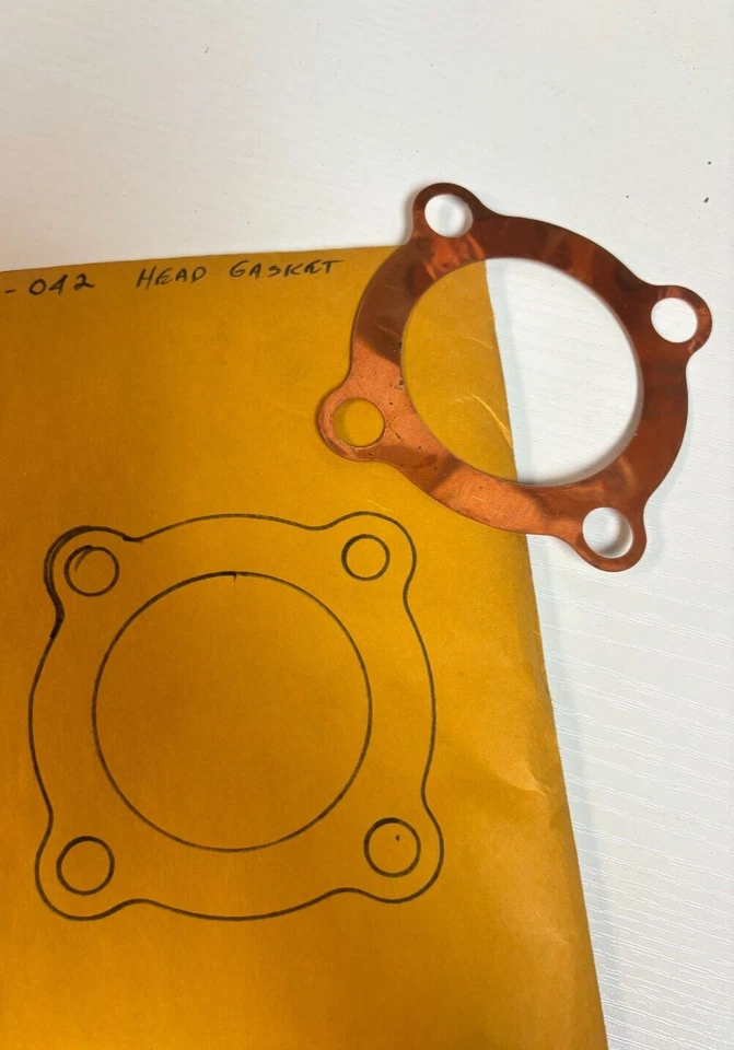 1973-1979 KAWASAKI KD175 KE175 F7 F7C JUNTA DO CABEÇOTE DO CILINDRO 11004-042 - Imagem 1 de 1