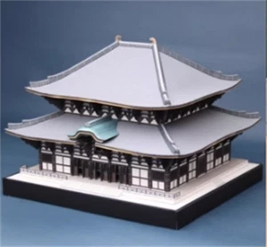 Japan Todaiji Temple Buddha Hall Unassembled DIY 3D Paper Kit Model Gifts - Picture 1 of 7