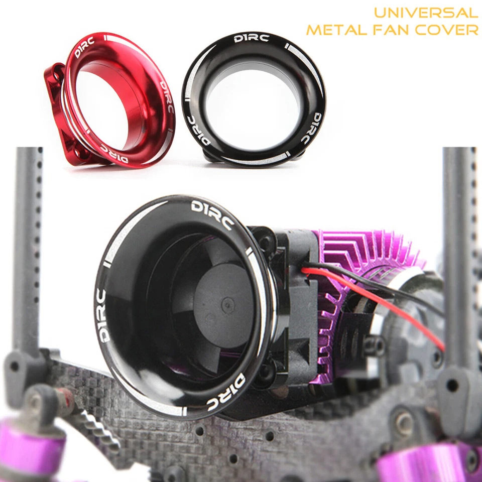 NUEVO Canal de cubierta de ventilador de refrigeración para coche de radiocontrol a la deriva 1/10 Amiya Yokomo HPI Yd-2 # Foto 1 de 4