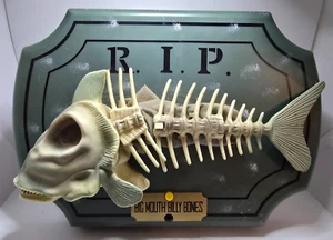 1999 Gemmy Big Mouth Billy Bones Glow Skeleton For Parts Halloween Bass - Picture 1 of 5