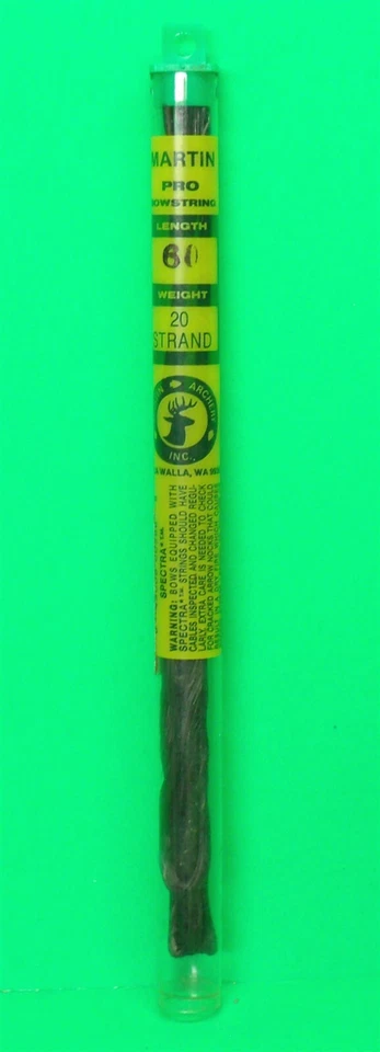 New Martin Archery Pro Bowstring for Compound Bows - 60"- 20 Strand Fast Flight - Image 1 of 1