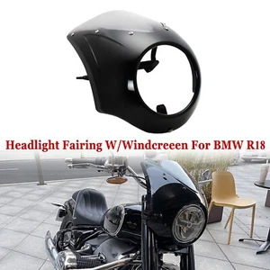 Faro delantero carenado de cabina con parabrisas deportivo para BMW R18 2020+ parabrisas - Imagen 1 de 11