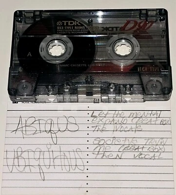 ABIQUS & UBIQUITOUS RAP DEMO TAPE CASSETTE 90s MC BEAT BOX CONSCIOUS VTG 12" lp - Image 1 of 4