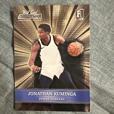 2021-22 Wild Card Alumination Basketball Jonathan Kuminga RC ABC-4 Warriors  - Image 1 of 4