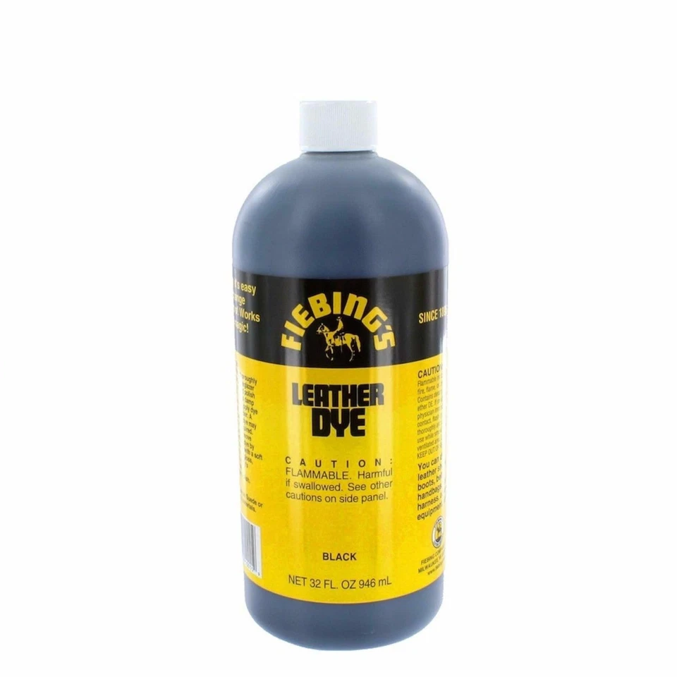 Fiebing's Leather Dye Solvent Based 32 oz / 1 Quart Bottles - 28 Colors - Image 1 of 1