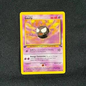 Gastly 33/62 Fossil 1st Edition Pokemon Card TCG - Fast Post - Picture 1 of 2