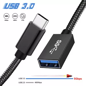 USB C to USB 3.0 Adapter Type C Male to OTG Female for Macbook Pro Air 13 14 16 - Picture 1 of 16