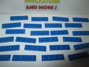 Lego - Plaque Plate 1x4 4x1 3710 Bleu/Blue - Choose Quantity x2 - x40 - Imagen 1 de 1