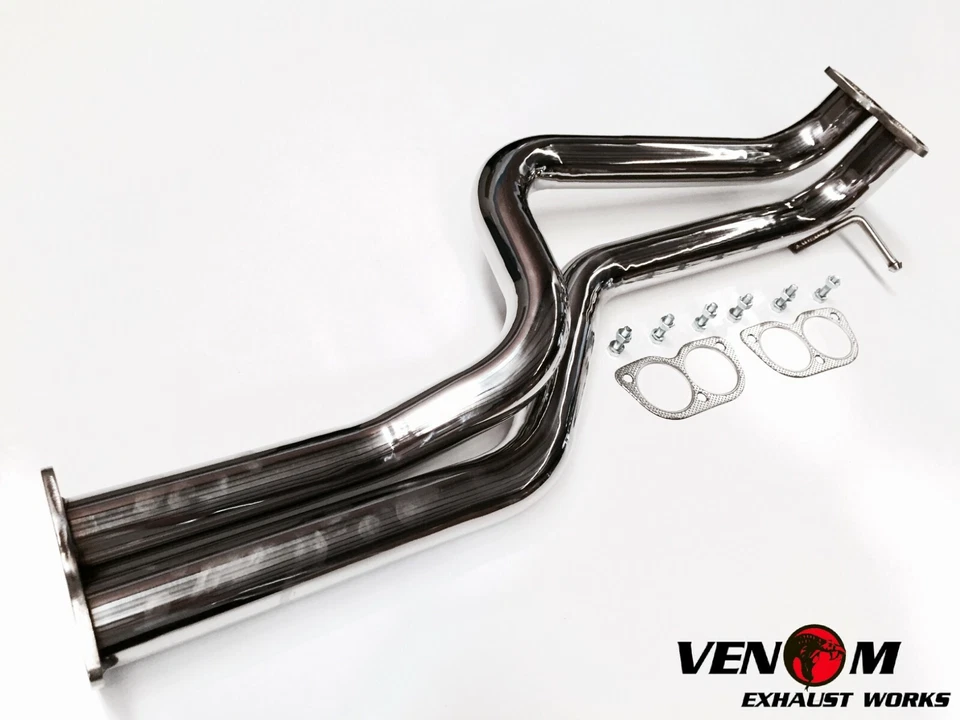 VENOM FORD BA BF TWIN 2.5 SEDAN STRAIGHT PIPES - XR6 TURBO XR8 GT FPV F6 EXHAUST - image 1 of 1