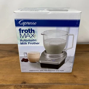 Capresso Froth Max Black Plastic Max Milk Frother 12 oz New In Box Kitchen Must - Picture 1 of 8