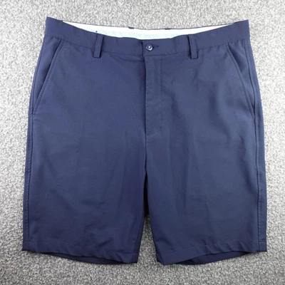 Shorts de golfe FootJoy masculino 36 azul marinho elástico desempenho leve logotipo FJ - Imagem 1 de 4