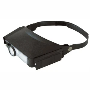  8 X Lente di ingrandimento per orologiaio occhiali torcia per gioielli antiquariato - Foto 1 di 4