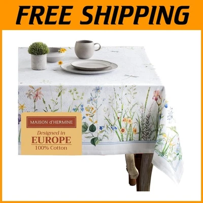 Stylish Wedding Table Cover - Fleurs De Mai Pattern - Image 1 of 4