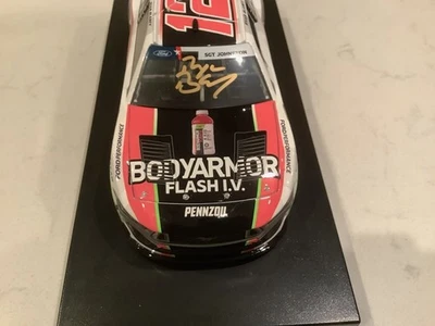 RYAN BLANEY AUTOGRAPHED 2024 FORD BODY ARMOR FLASH I.V. DIECAST & CARD - Image 1 of 4