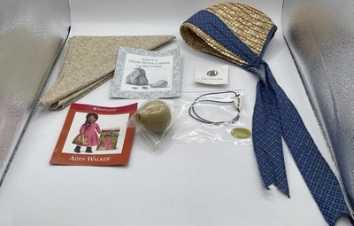 LOTE Primera Edición Pleasant Co Muñeca American Girl ADDY Meet Accesorios **2 Nuevo en Paquete Foto 1 de 4