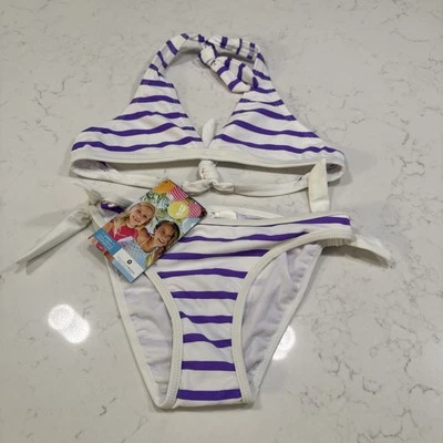 NWT New Zealand  Snapper Rock UPF 50+ Girls Size 8  2 piece Swimsuit Bikini Cute - Image 1 of 3