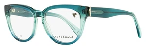 Longchamp Tea Cup Eyeglasses LO2732 430 Petrol Gradient 52mm - Picture 1 of 3