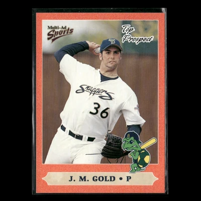 J.M. Gold 1999 Midwest League Top Prospects Beloit Snappers Baseball Card MLB NM - Image 1 of 3