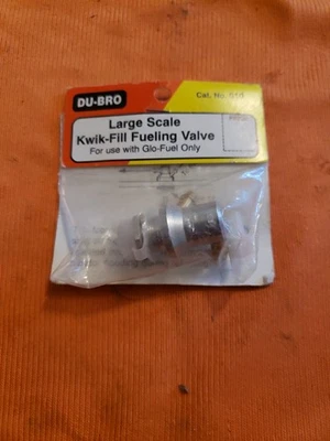 Du-Bro - Large Scale Kwik-fill Fueling Valve For Glo-fuel Only - Part 610 - JT25 - Image 1 of 4