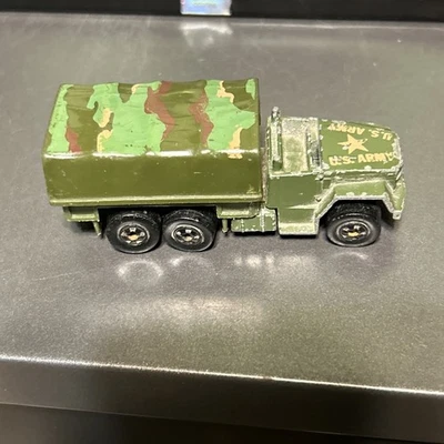Vintage Hot Wheels 1983 Military Army Troop Convoy Truck Diecast Truck 1/64 - Image 1 of 4