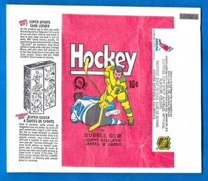 Envolvedora de cera de hockey 1976-76 O-PEE-CHEE OPC NHL - Imagen 1 de 2