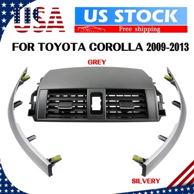 Panel de ventilación de aire de salida de aire con tablero central para Toyota Corolla 2009-2013 Foto 1 de 4