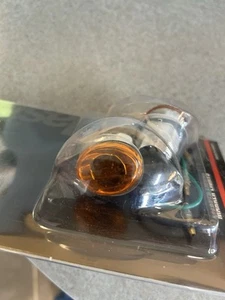 Cat eye Turn Signal AMBER Universal Motorcycle ATV Flush Mount Marker - Picture 1 of 2