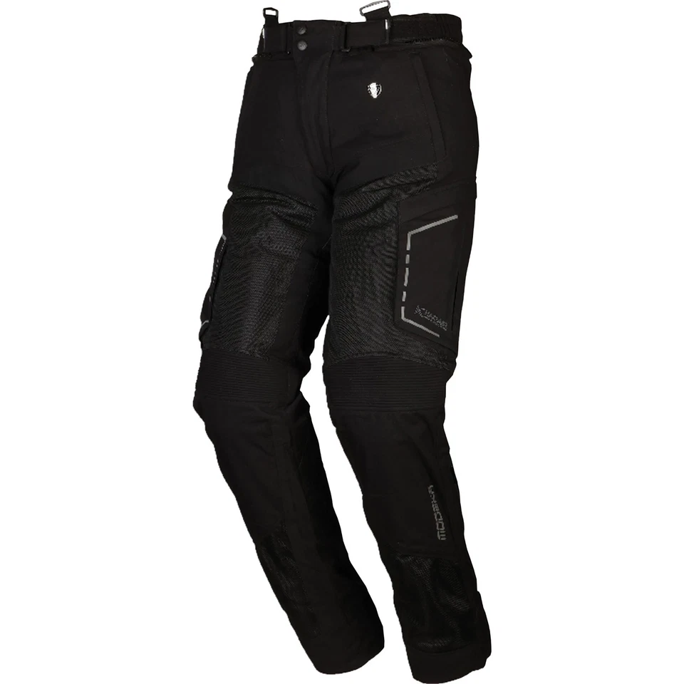 Motorrad Tex-hose Modeka Khao Air Farbe Schwarz/hellgrau Gr L