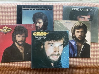 EDDIE RABBITT Lot of 5 vinyl LP's 1980's Foto 1 de 2