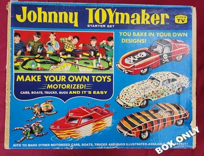 Topper Johnny TOYmaker Motorized Toys Starter Set BOX ONLY Vintage Model Cars - Image 1 of 4