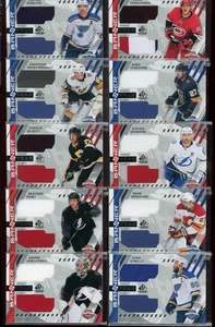 2021-22 SP Game Used '21 Eastern Conference Banner Year Jerseys 10 Card Lot - Picture 1 of 2