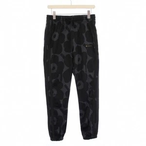 adidas Marimekko Snap Pants Easy Slacks Elastic Waist Side Buttons Floral Used 0 - Picture 1 of 8