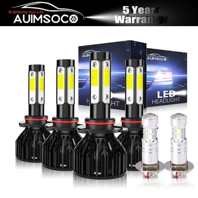 Combo 6x bombillas LED para Chevrolet K2500 1990-2000 + luz antiniebla blanca 6500 k Foto 1 de 4