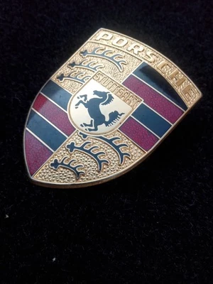 Genuine Porsche Hood Crest Emblem For 911/912/914/924/928/930/944/968 1965-1995 - Image 1 of 4